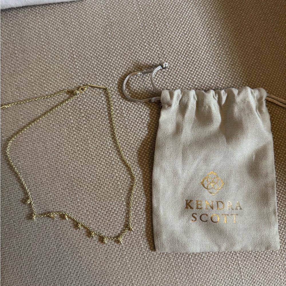 Kendra Scott Gold Beaded Necklace